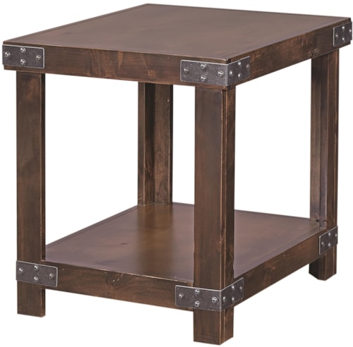 End Table with Shelf