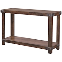 Sofa Table with Shelf