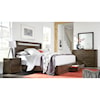 Aspenhome Modern Loft Queen Panel Storage Bed