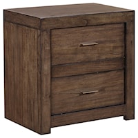 Modern Nightstand with AC Outlets