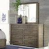 Aspenhome Modern Loft Dresser & Mirror