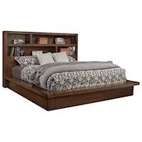 Queen Platform Bed with Dual USB Ports