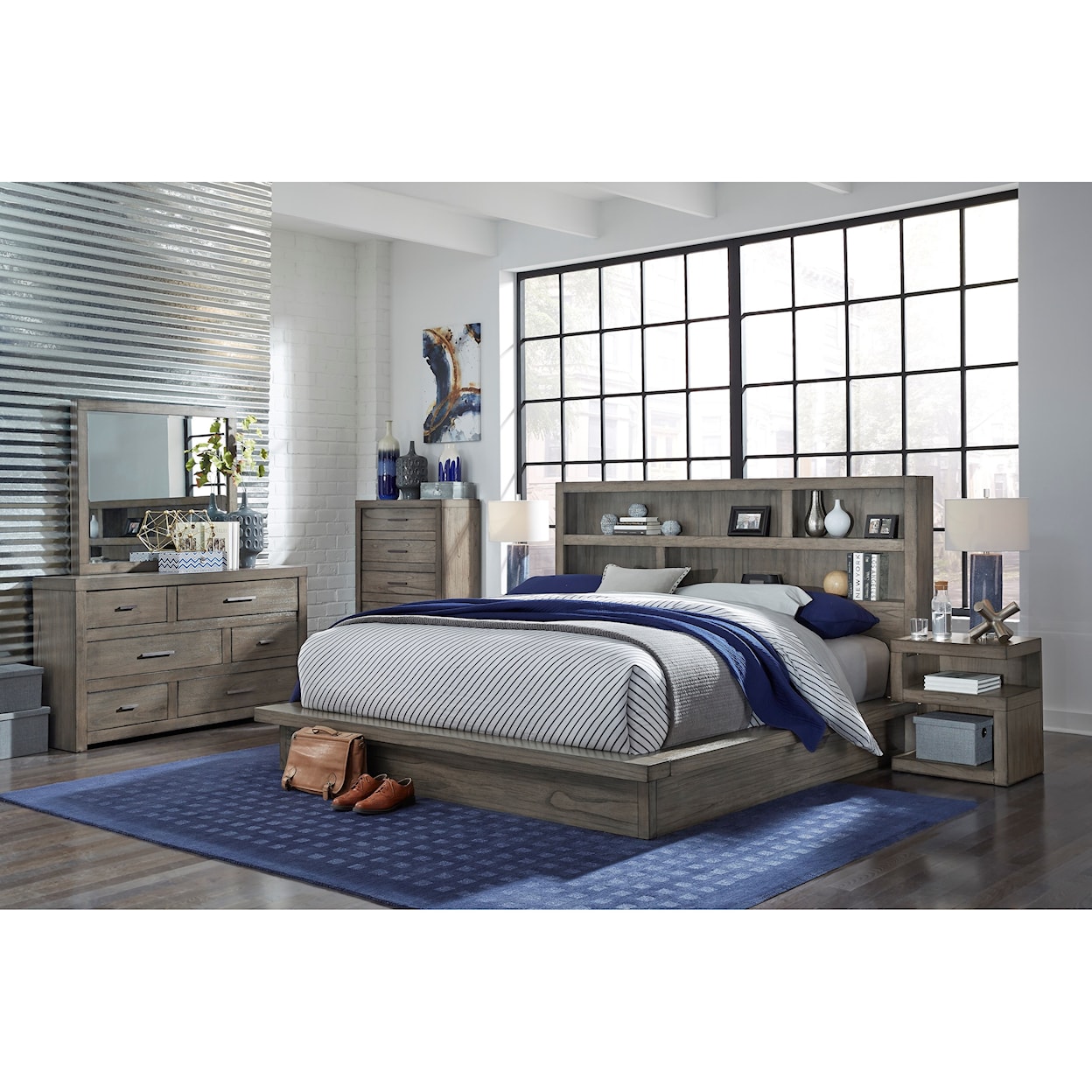 Aspenhome Modern Loft California King Platform Bed