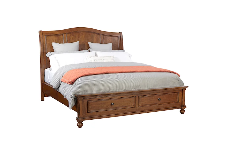 Oxford Cal King Storage Bed by Aspenhome at HomeWorld Furniture