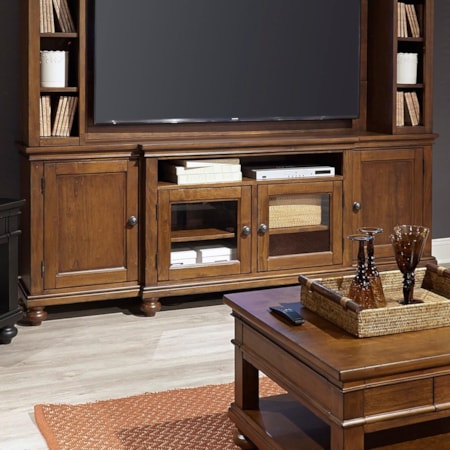 86" Console with Sound Bar Compartment