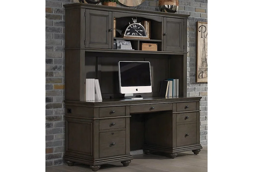 Oxford Credenza and Hutch by Aspenhome at Stoney Creek Furniture 