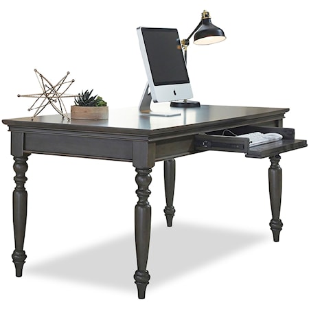 72" Writing Desk with Drop-Front Keyboard Drawer