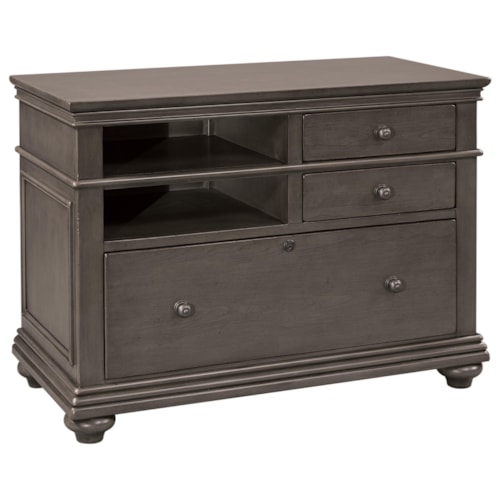 Combo File with Locking File Drawer
