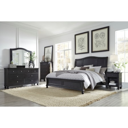 Queen Sleigh Bed