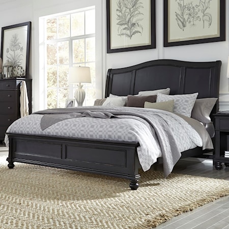 California King Sleigh Bed