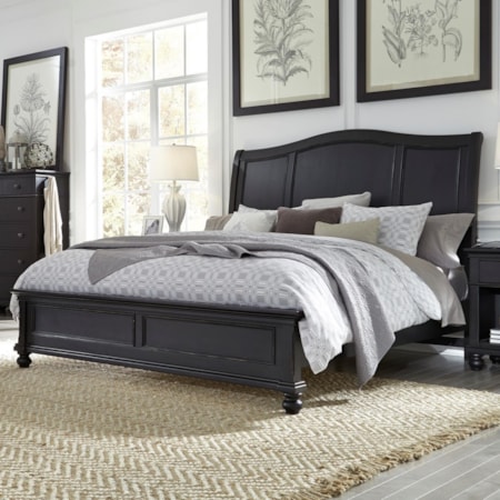 California King Sleigh Bed
