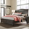 Aspenhome Oxford California King Sleigh Storage Bed