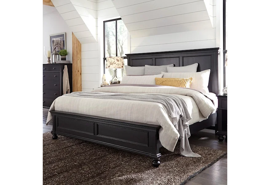 Oxford King Panel Bed by Aspenhome at Stoney Creek Furniture 