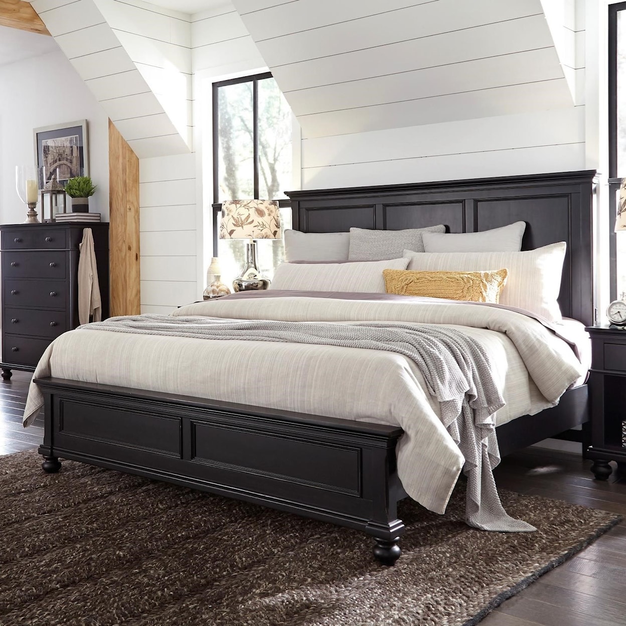 Aspenhome Oxford California King Panel Bed