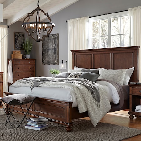 California King Panel Bed