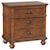 Aspenhome Oxford Transitional 2 Drawer Night Stand with AC Outlets