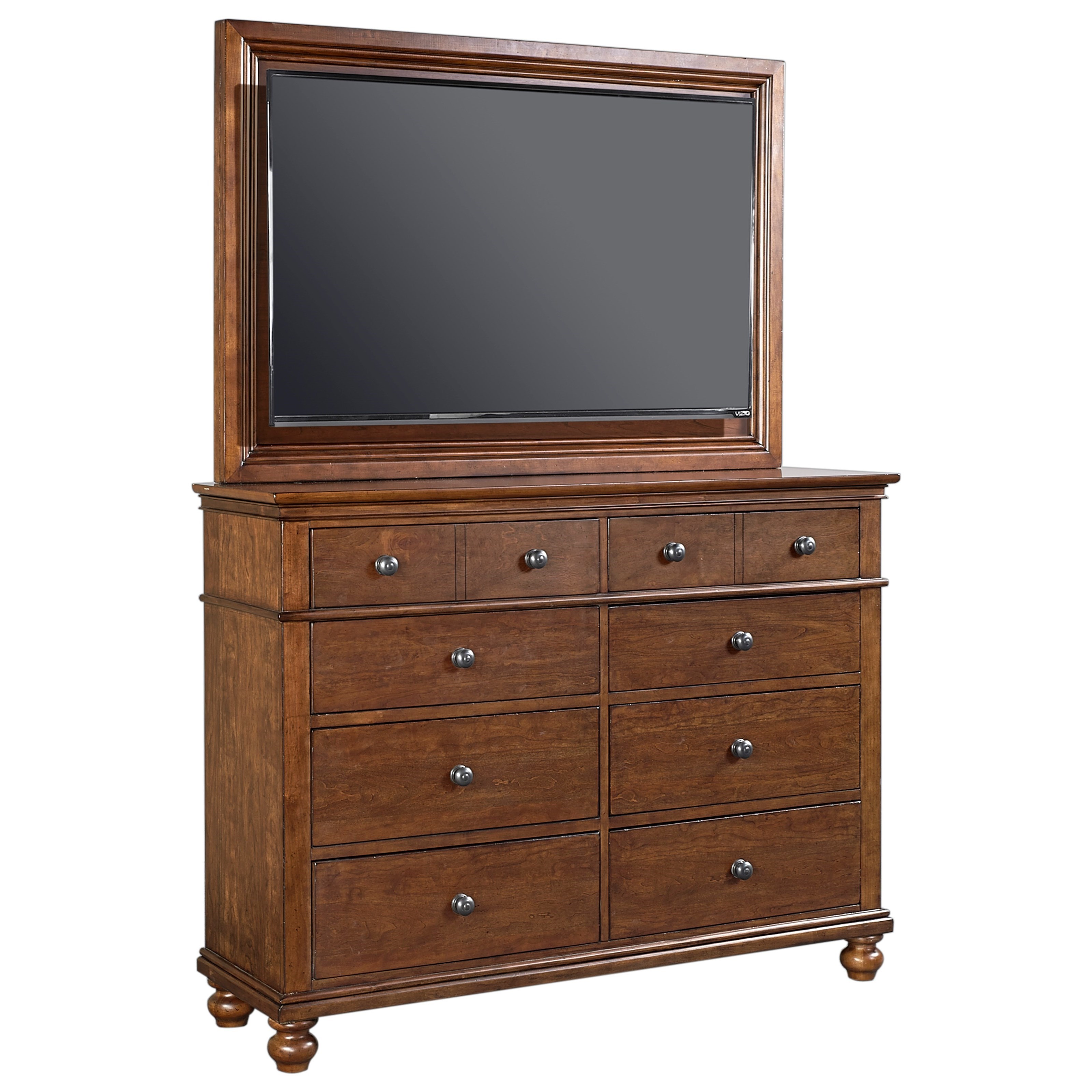 Birch Home Oxford Media Chest with TV Mount