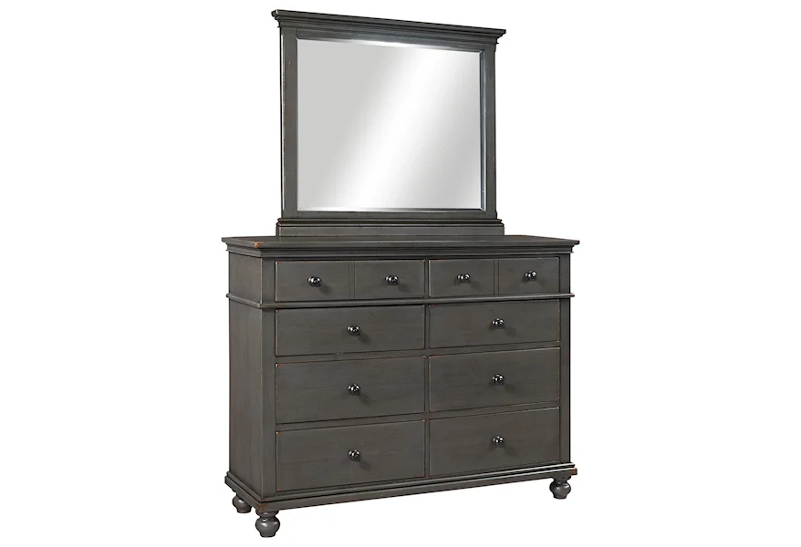 Oxford Chesser with Mirror by Aspenhome at Stoney Creek Furniture 
