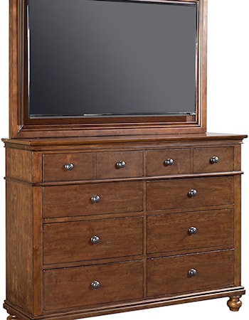 Media Chest with TV Mount