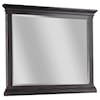 Aspenhome Oxford Transitional Landscape Mirror with Beveled Glass