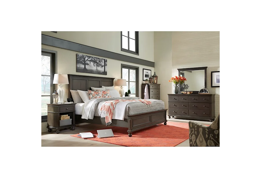 Oxford King Bedroom Group by Aspenhome at Conlin's Furniture