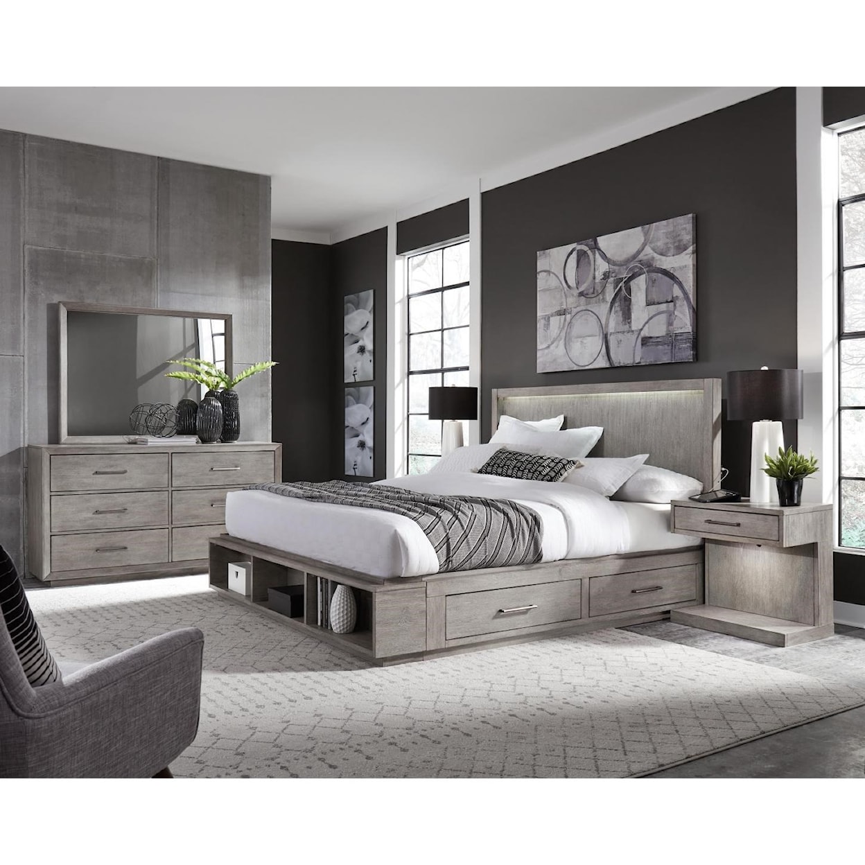 Aspenhome Platinum King Bed