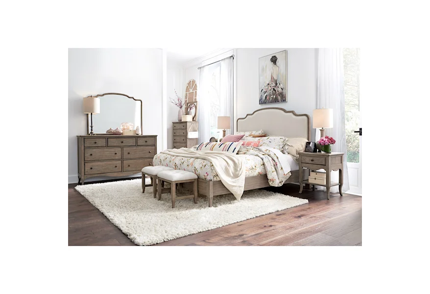 Provence Cal King Bedroom Group by Aspenhome at Mueller Furniture