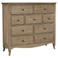 Casual 9-Drawer Chesser with Felt-Lined Top Drawers