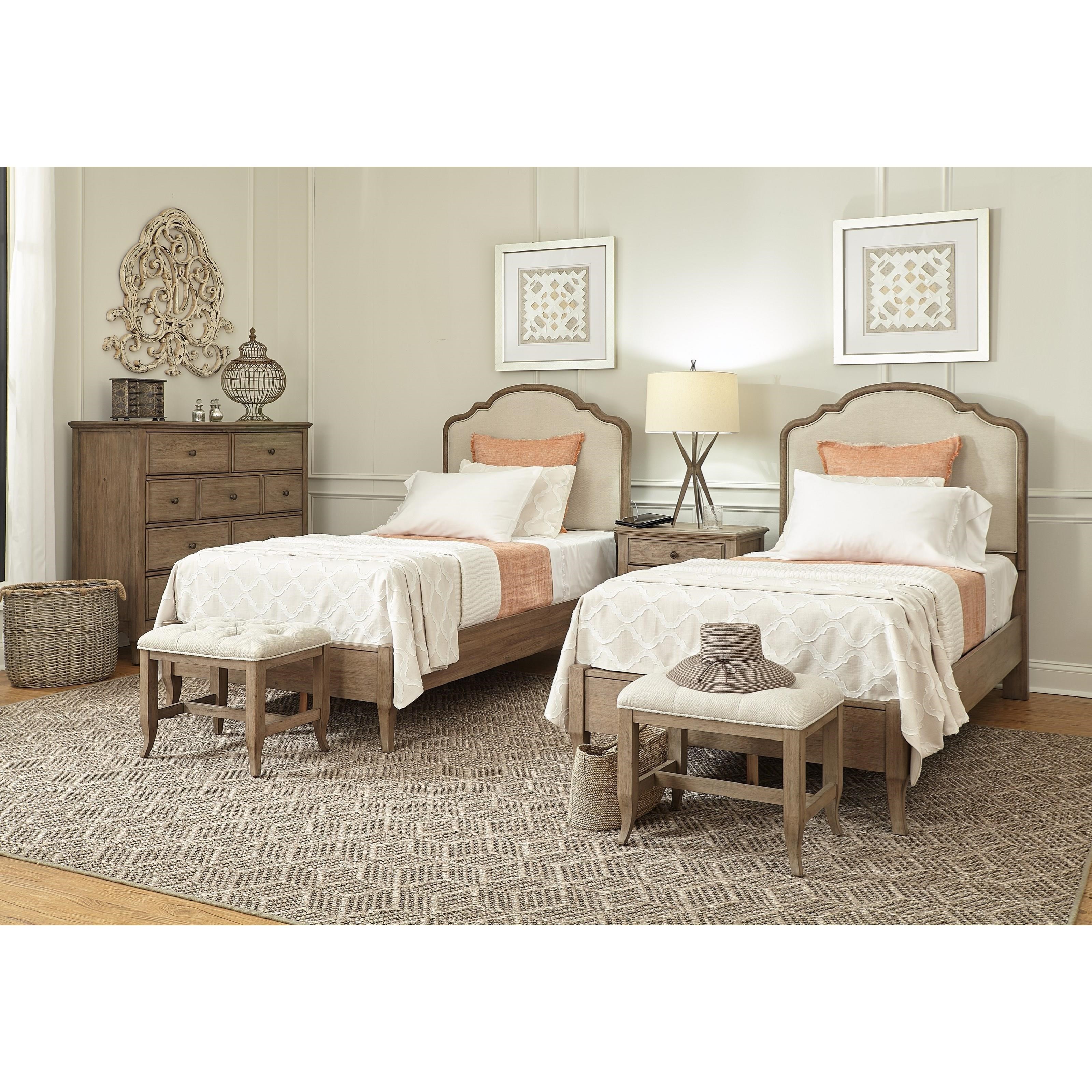 Bench for end store of twin bed
