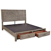 Aspenhome Radiata Cal King Sleigh Storage Bed