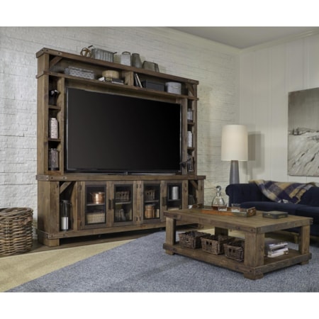 98&quot; Console and Hutch