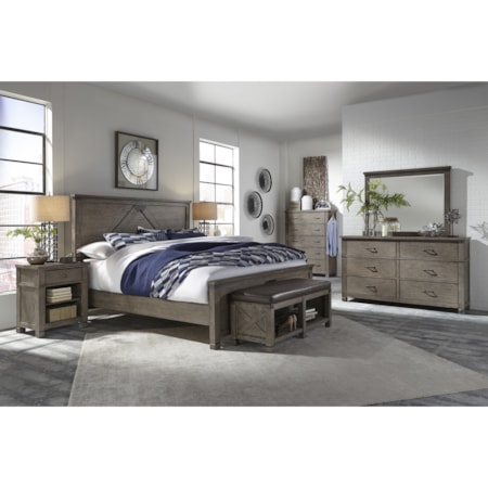 Queen Panel Bed