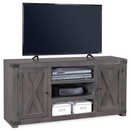 60" Entertainment Console with 2 Doors