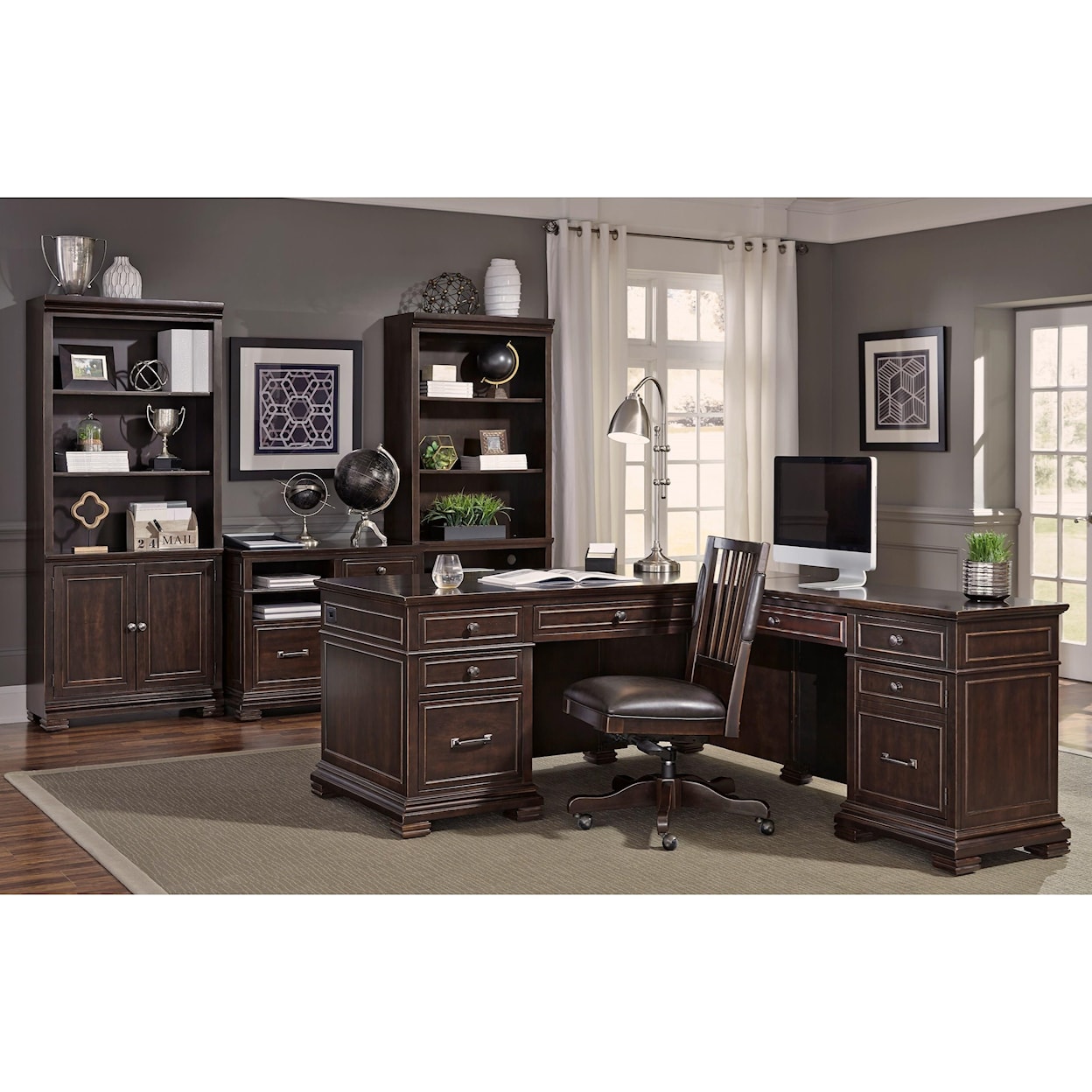 Aspenhome Weston Open Bookcase