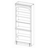 Aspenhome Richmond Open Bookcase