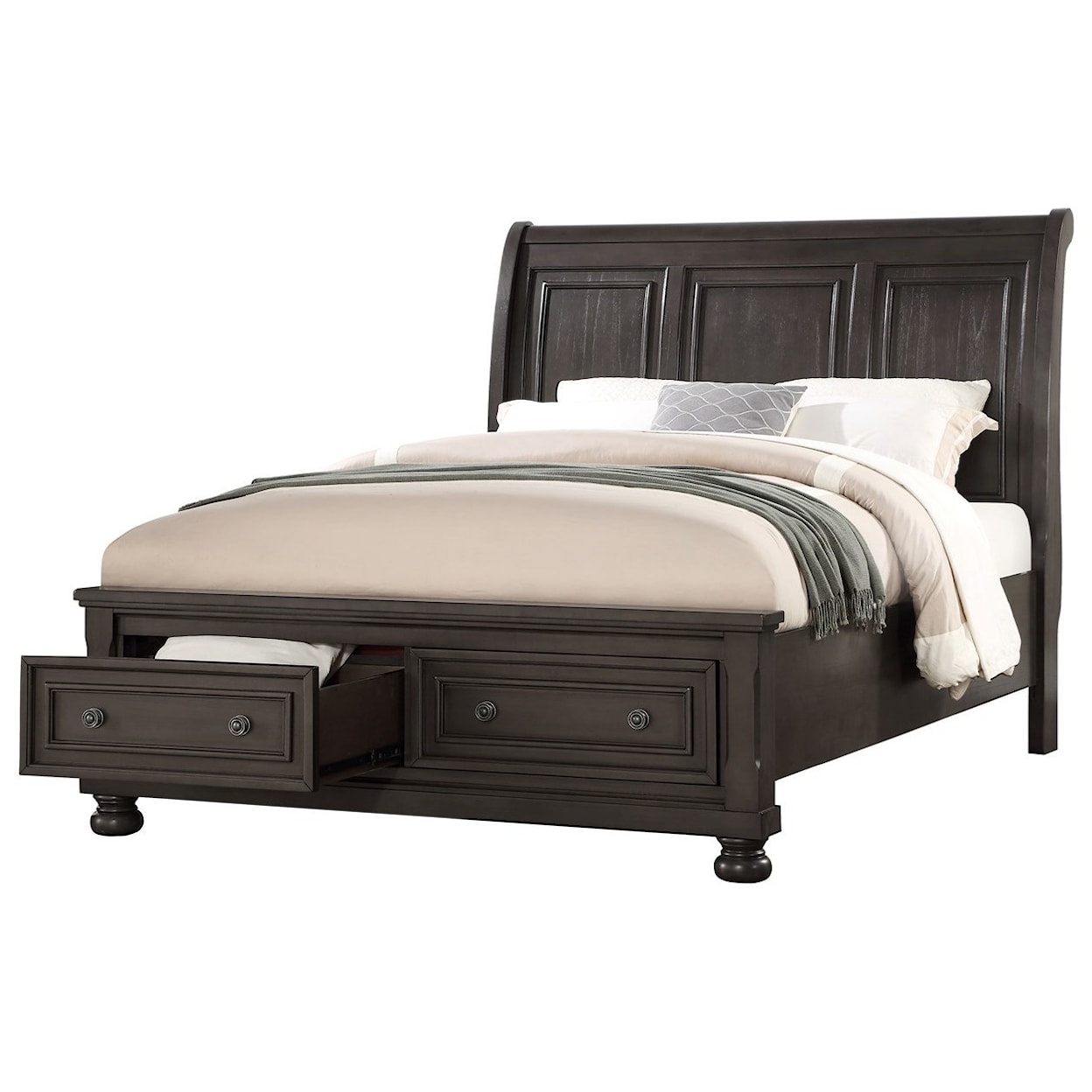 Avalon Furniture Stella King Sleigh Bed