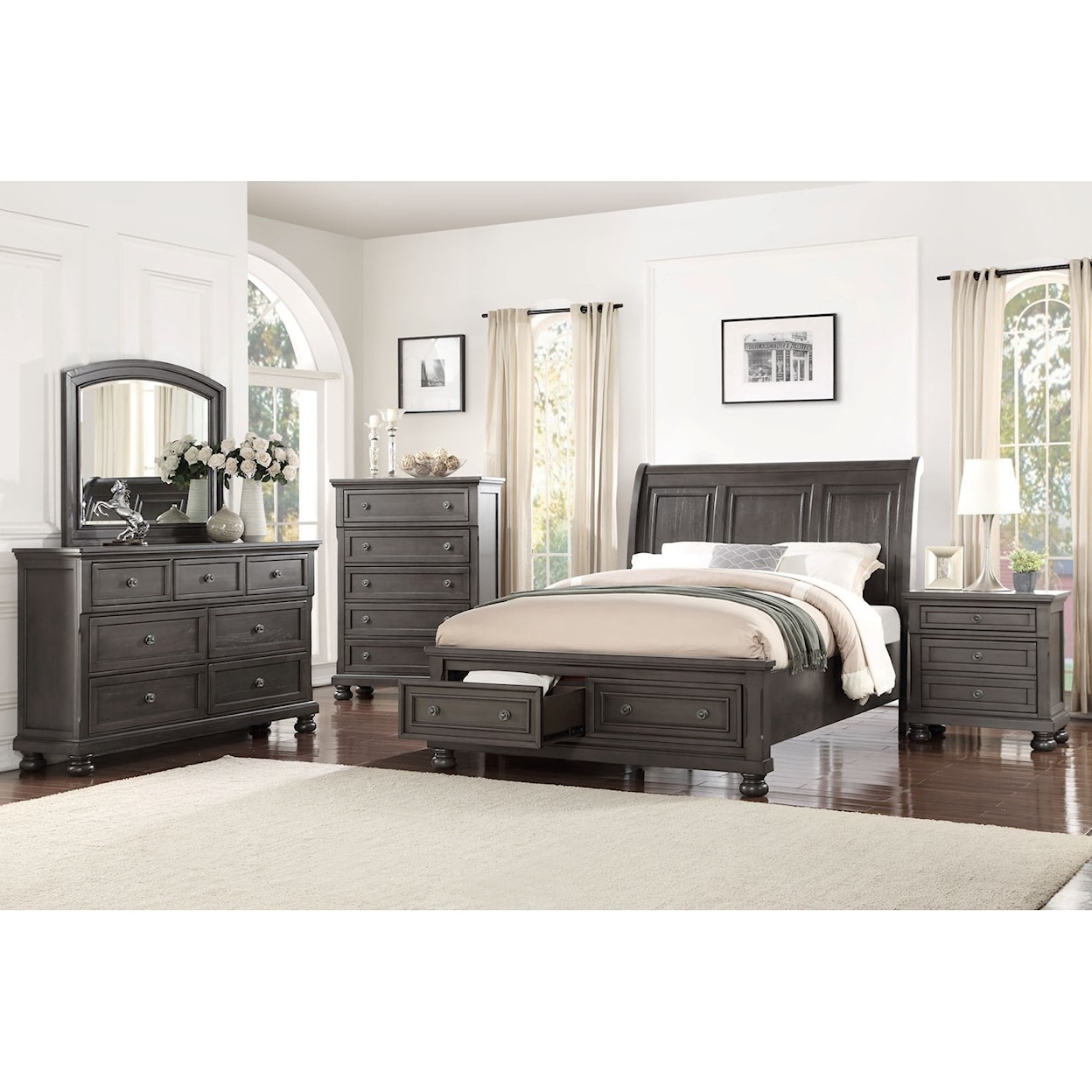 Avalon Furniture Stella Queen Sleigh Bed