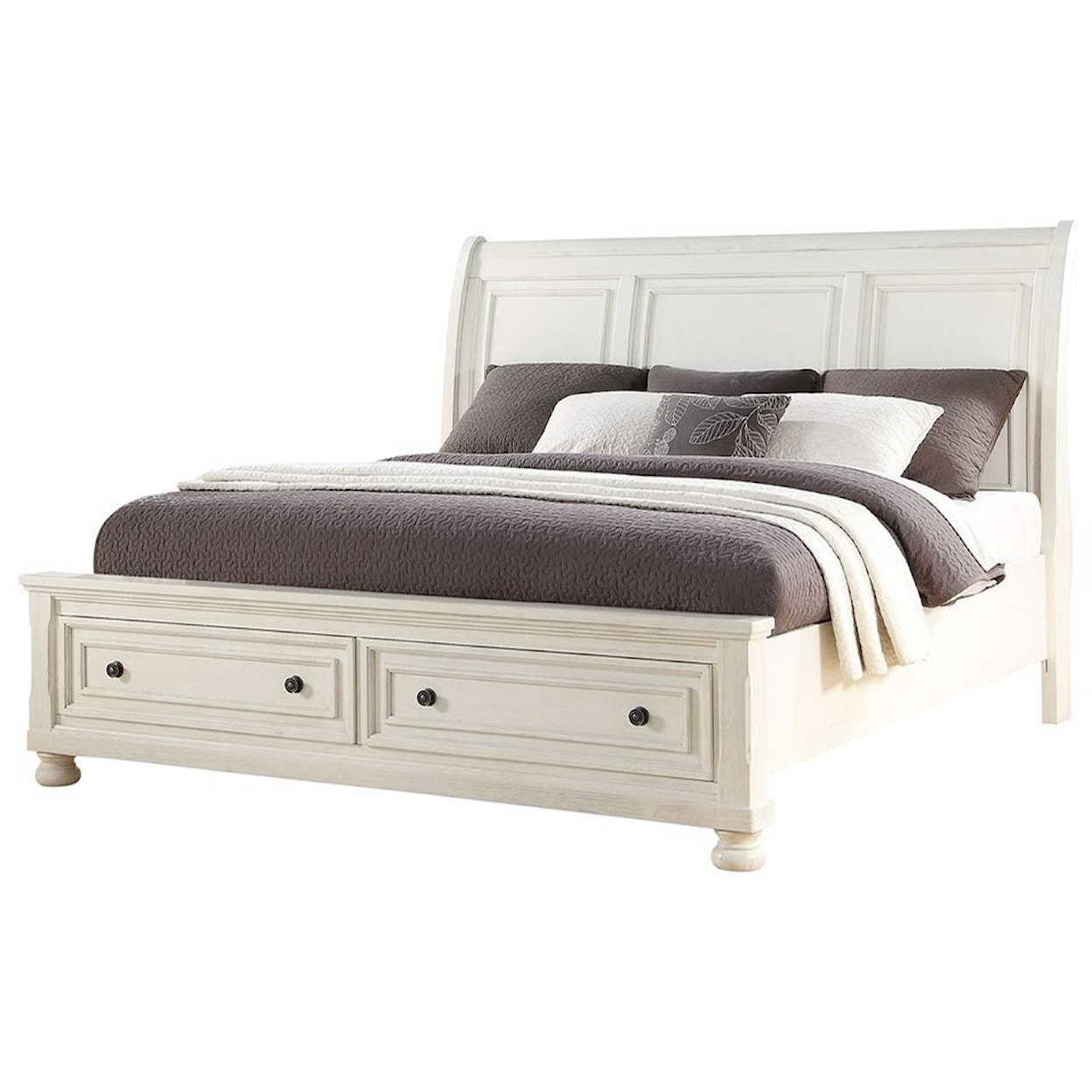 Avalon Furniture Stella King Sleigh Bed