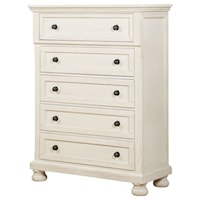 Traditional Five Drawer Chest