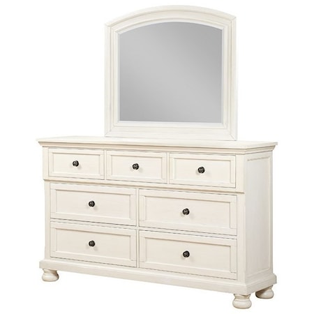 Dresser + Mirror Set