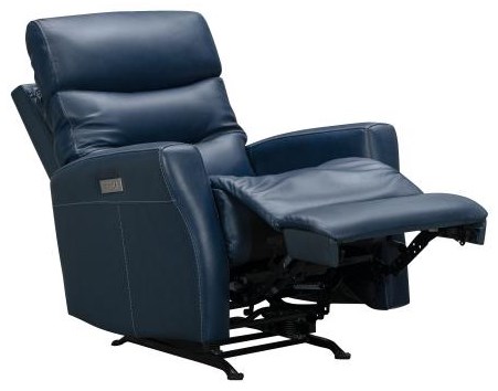 Barcalounger leather outlet power rocker recliner
