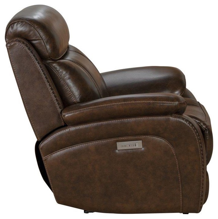 Barcalounger leather power recliner deals