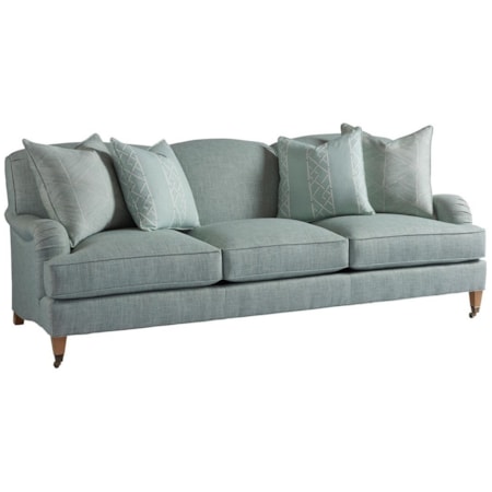 Sydney Sofa With Brass Casters