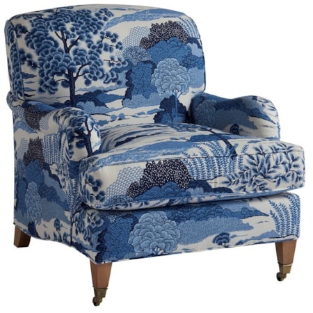 Sydney Chair With Brass Caster