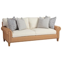 Watermill Transitional Sofa with Nailheads