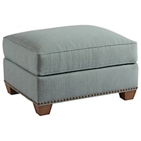 Morgan Ottoman with Nailheads