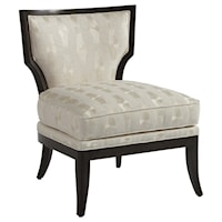 Halston Contemporary Armless Accent Chair
