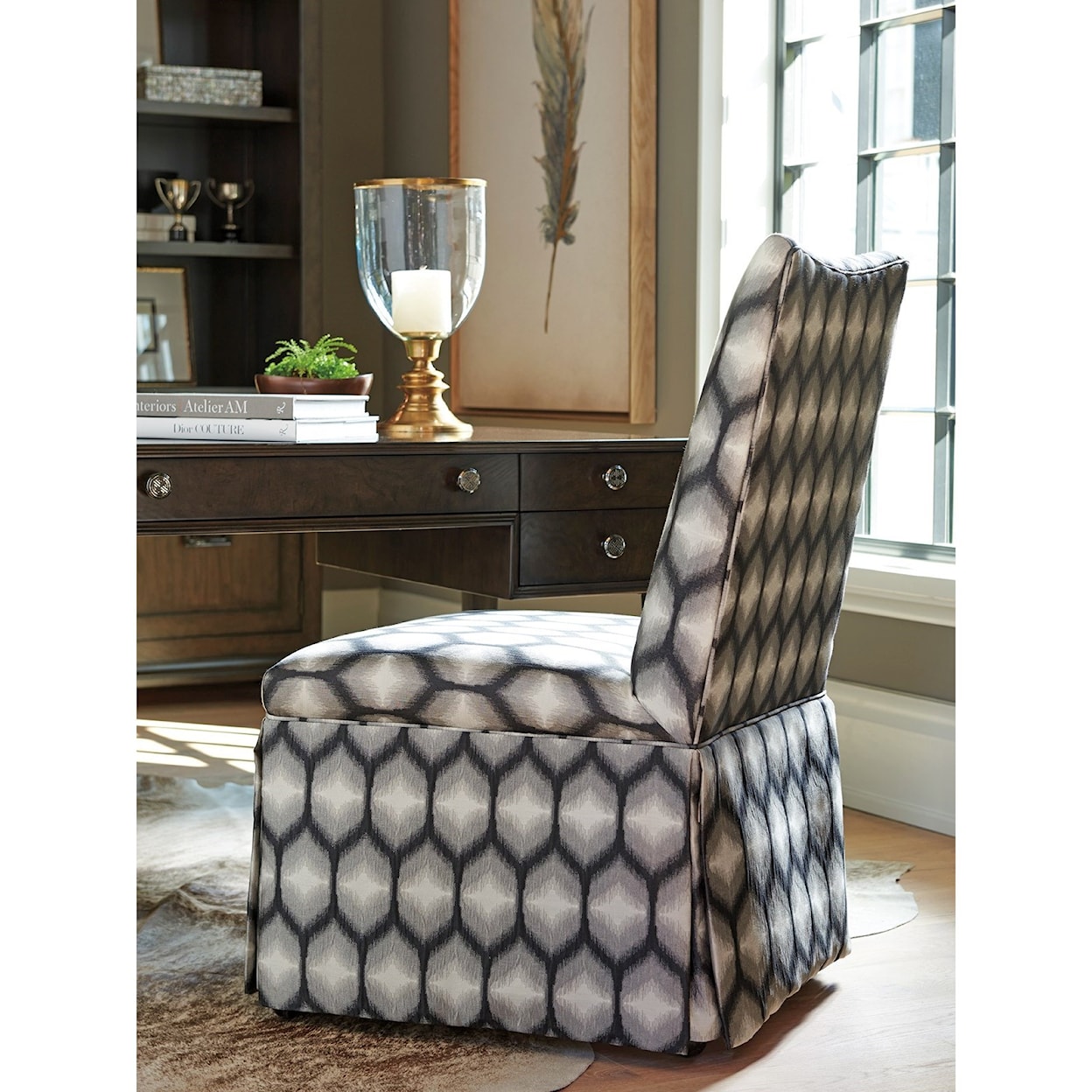 Barclay Butera Barclay Butera Upholstery Mackenzie Skirted Dining Side Chair