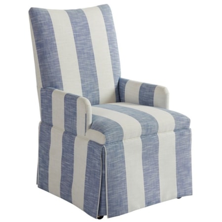 Mackenzie Skirted Dining Arm Chair