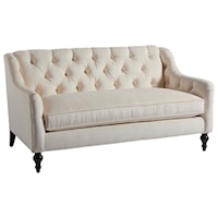 Hyland Park Traditional Bench Settee with Button Tufting